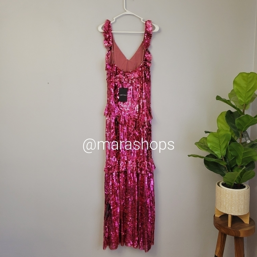 Needle & Thread Scarlett Sequined gown - Picture 7 of 11
